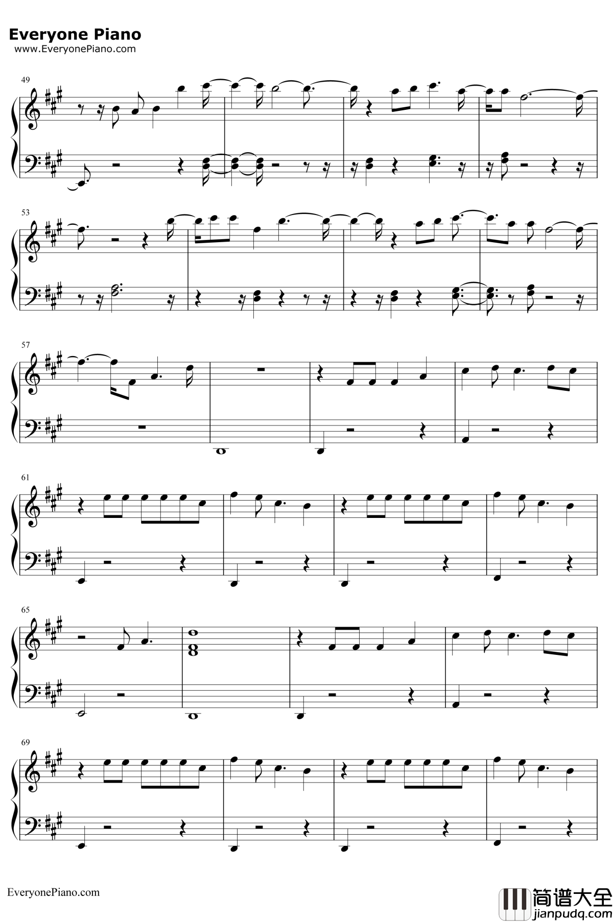 World_Gone_Mad钢琴谱_Bastille