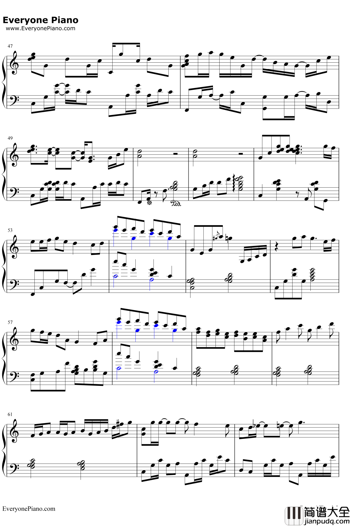 Your_Reality钢琴谱_Jillian_Ashcraft