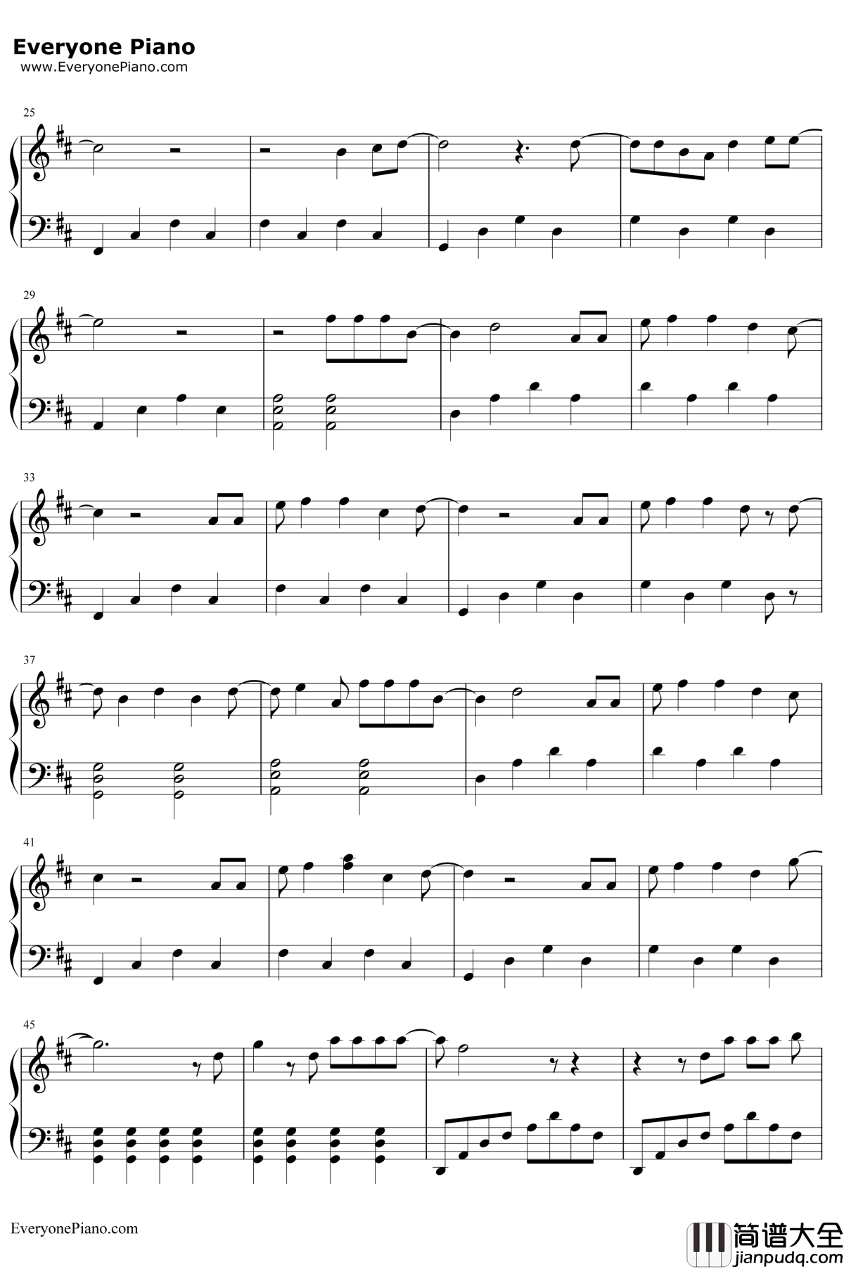 伟大的渺小钢琴谱_林俊杰