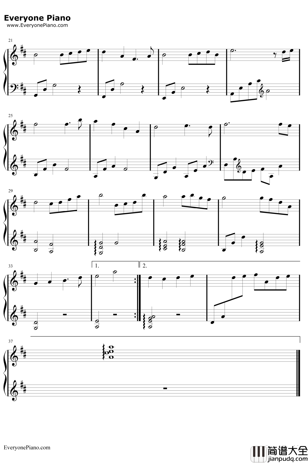 蜗居背景音乐钢琴谱_蜗居