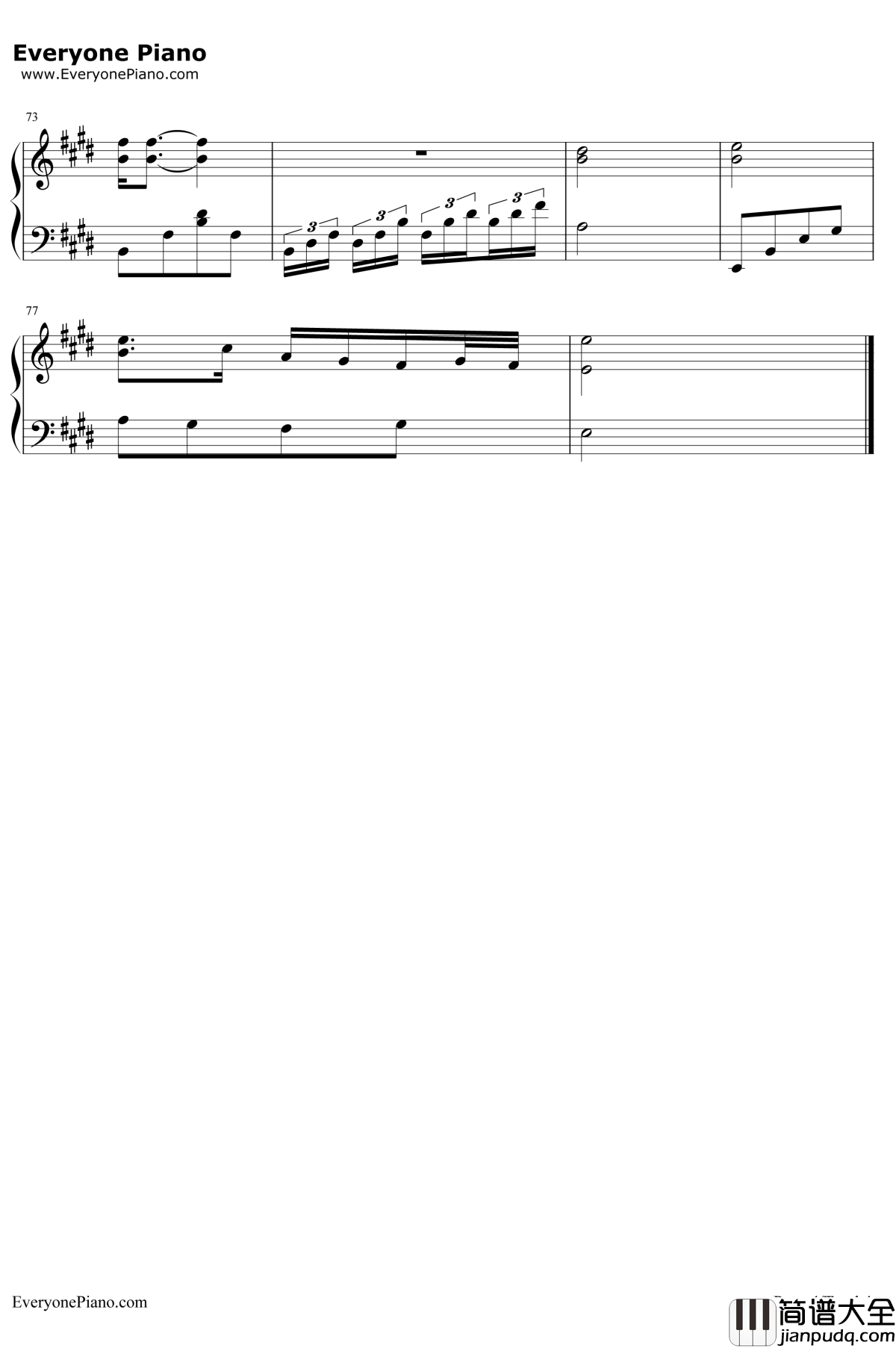 我飞故我在钢琴谱_林俊杰/张靓颖_歌舞青春主题曲