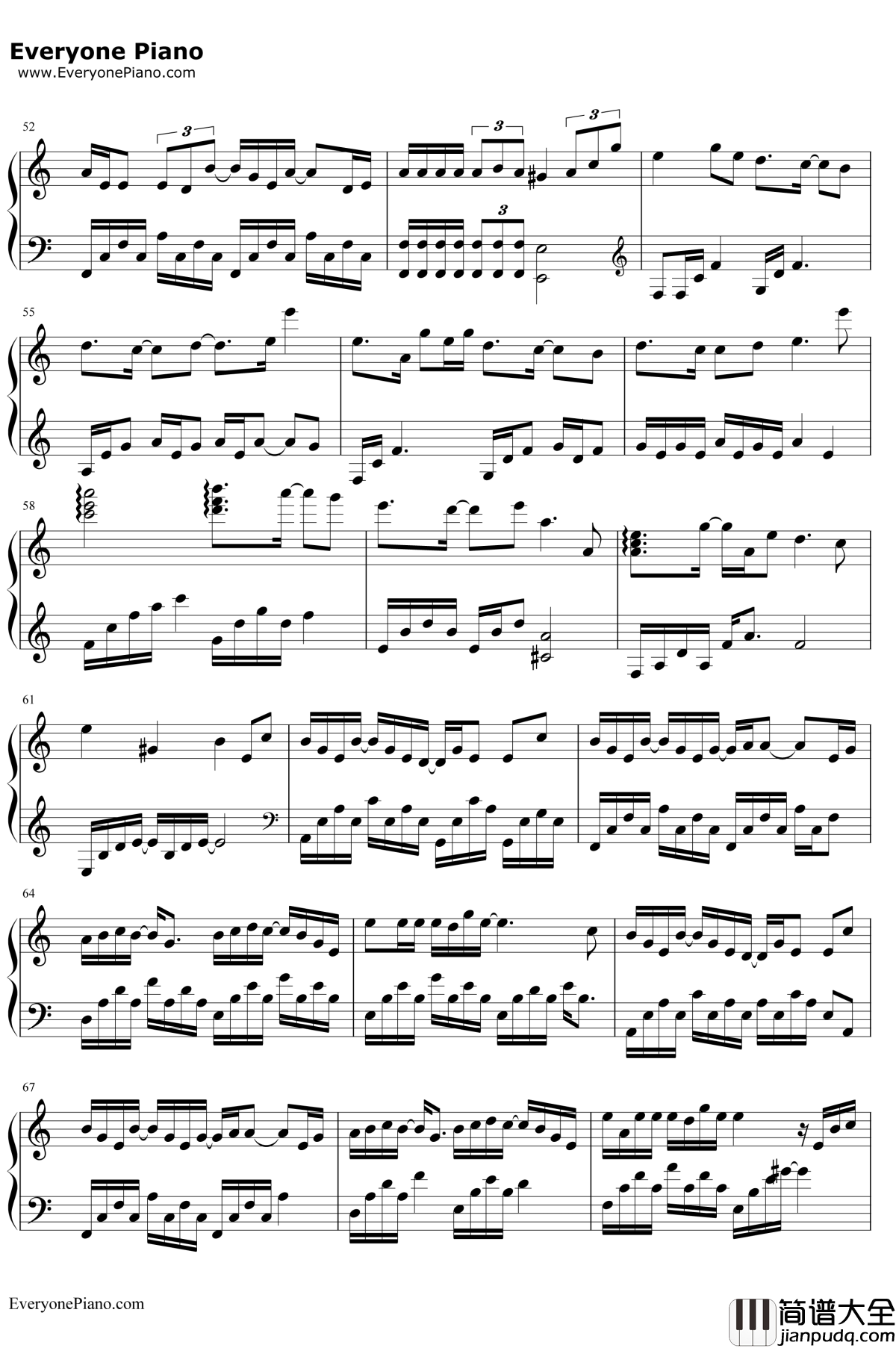 同道殊途钢琴谱_litterzy