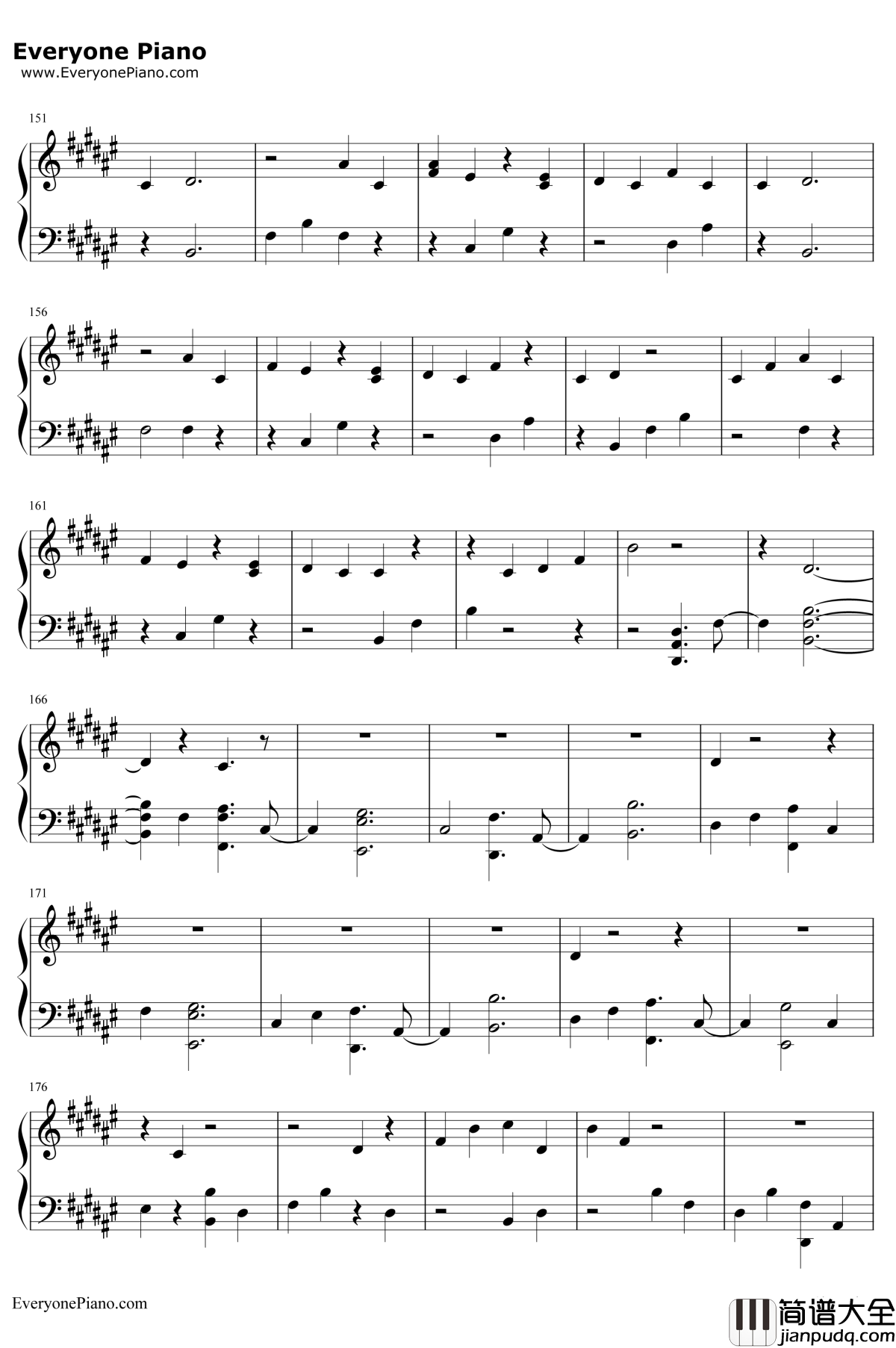 Don't_Give_In钢琴谱_Snow_Patrol