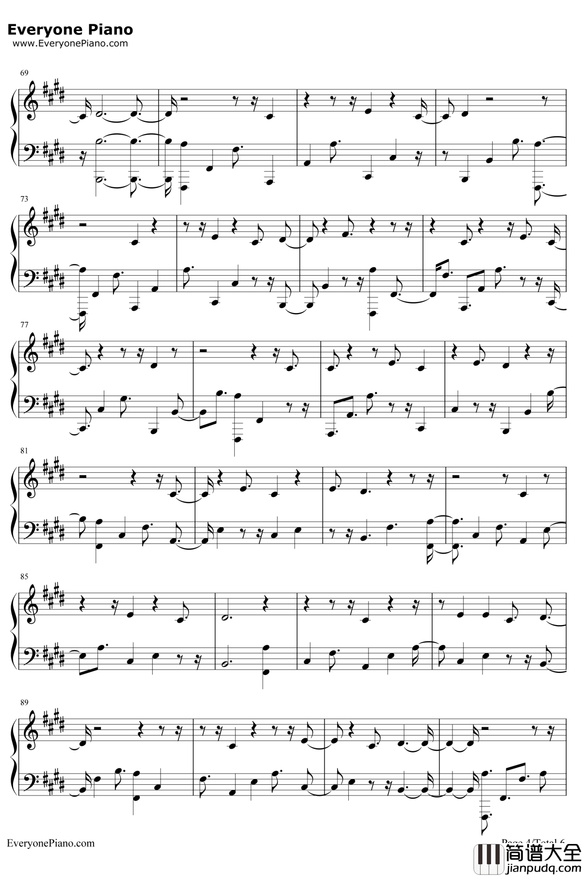 Answerphone钢琴谱_Banx_&_Ranx_/_Ella_Eyre_/_Yxng_Bane