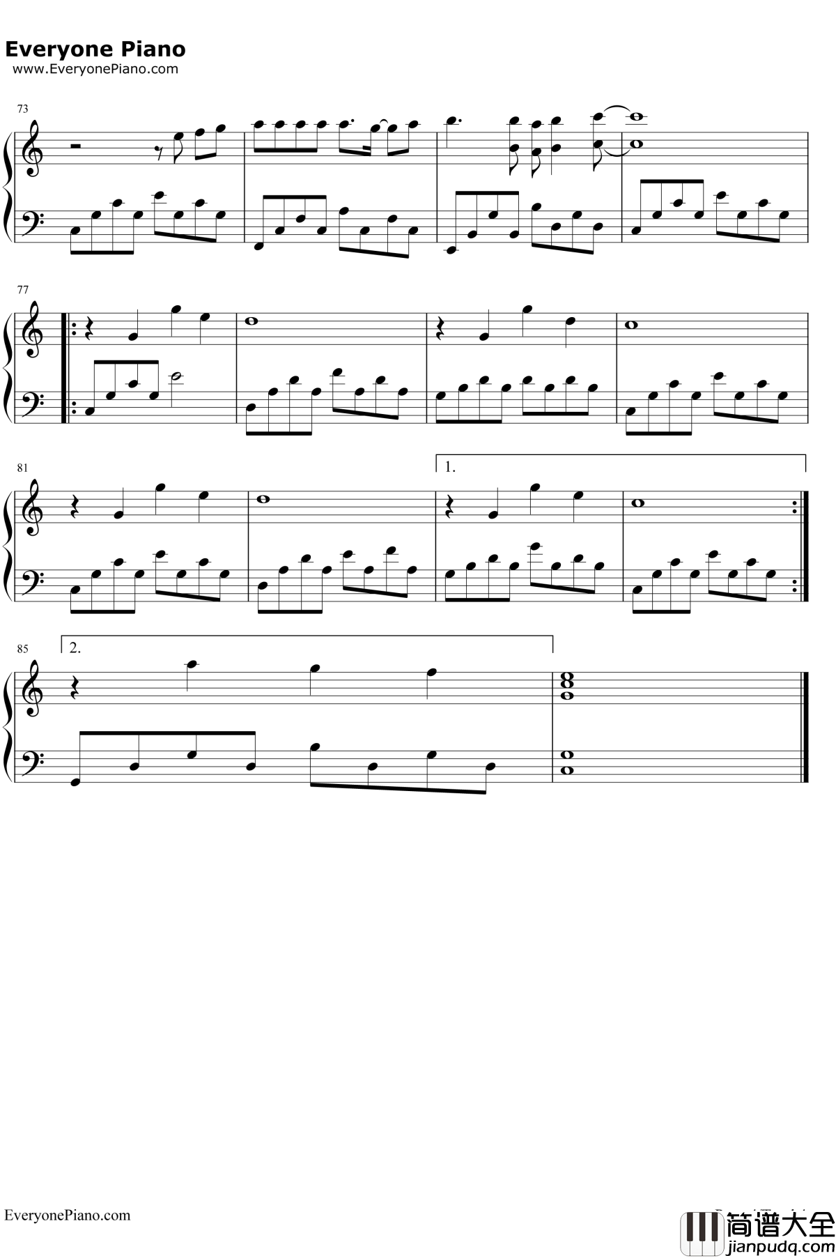 什么歌钢琴谱_五月天