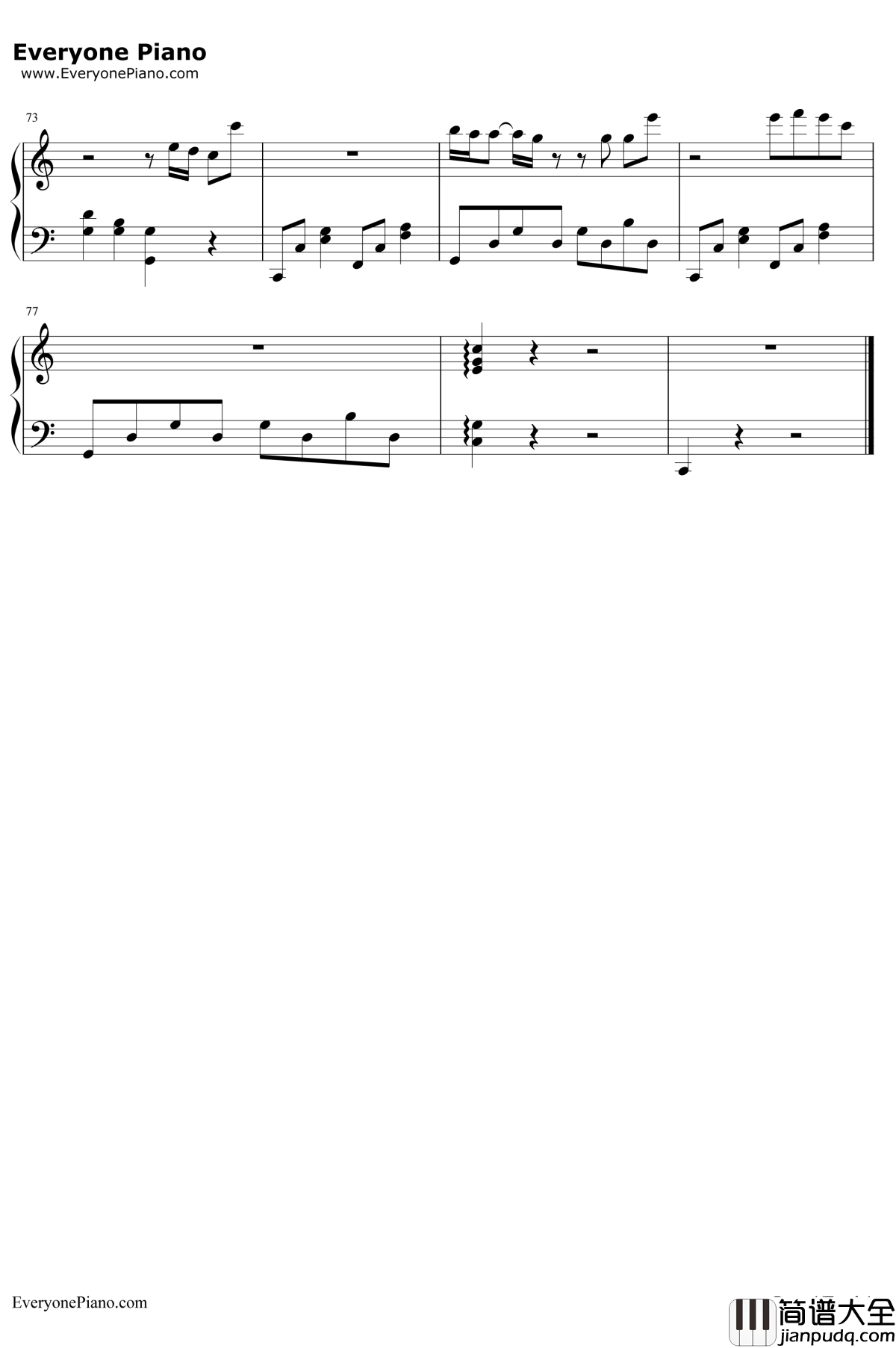 还是会钢琴谱_韦礼安