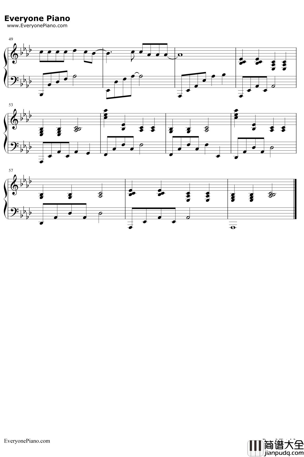 连名带姓钢琴谱_张惠妹