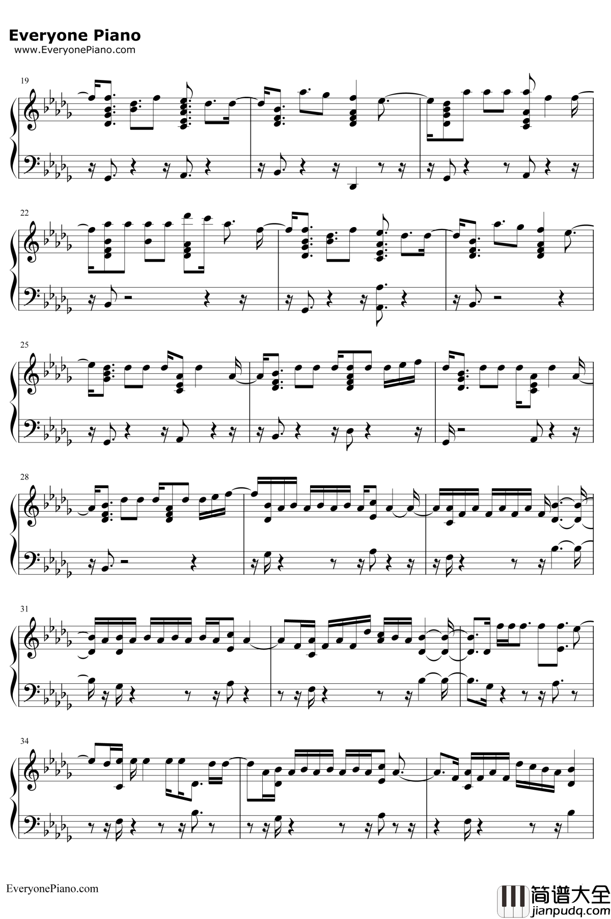 The_Way_I_Am钢琴谱_Charlie_Puth