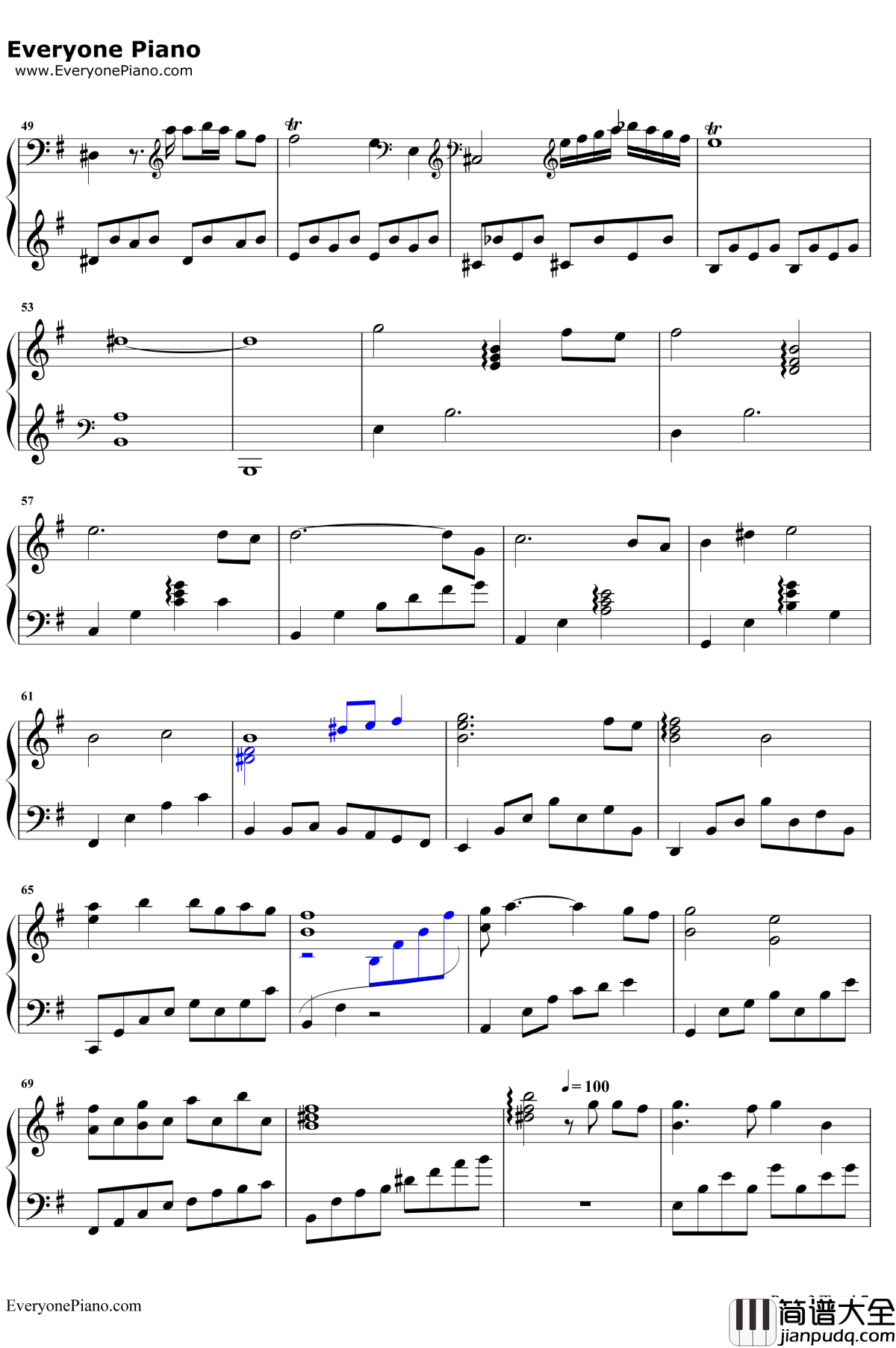 胡桃夹子钢琴谱_张碧晨_健忘村宣传推广曲