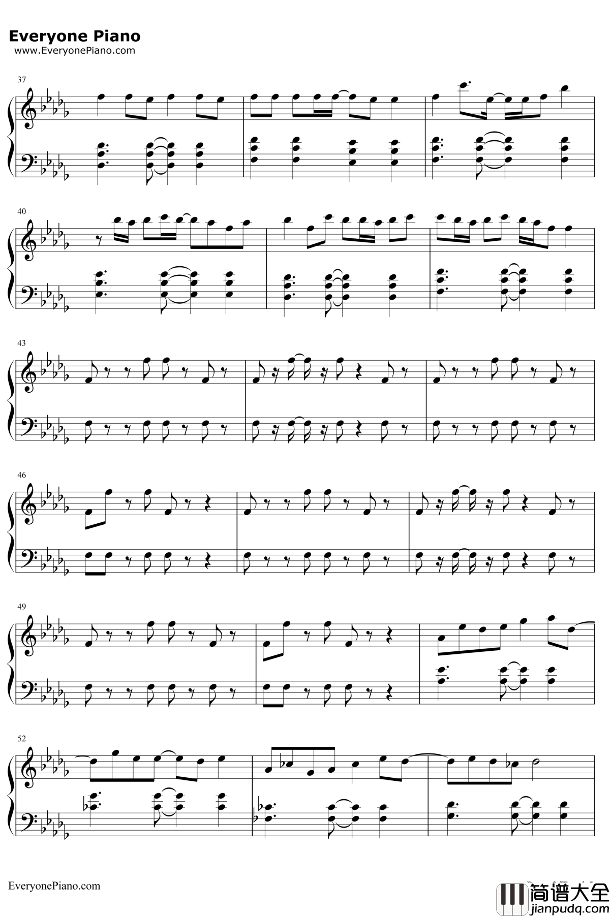 小棋童钢琴谱_双笙