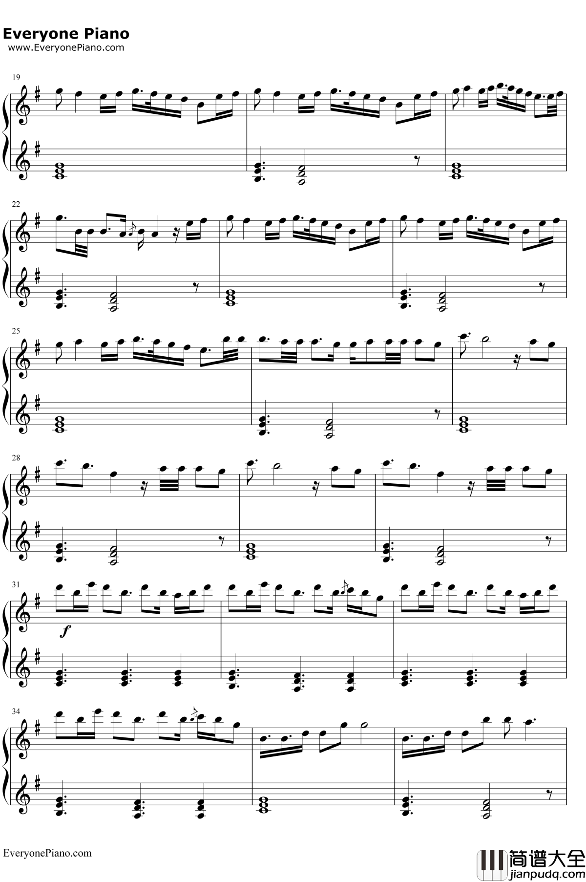 In_the_Name_of_Love钢琴谱_Martin_Garrix_/_Bebe_Rexha