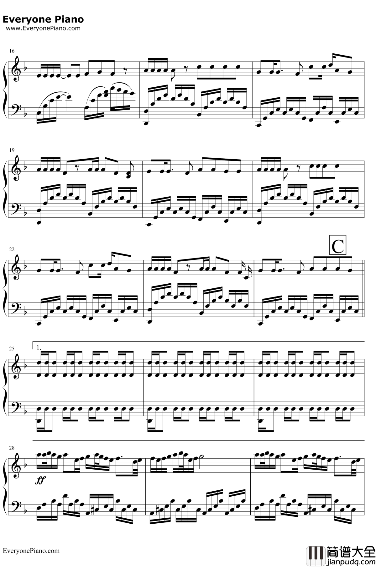 欧若拉钢琴谱_张韶涵