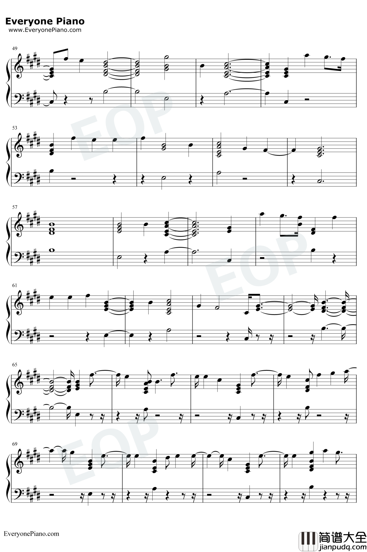 Babe钢琴谱_Sugarland_/_Taylor_Swift