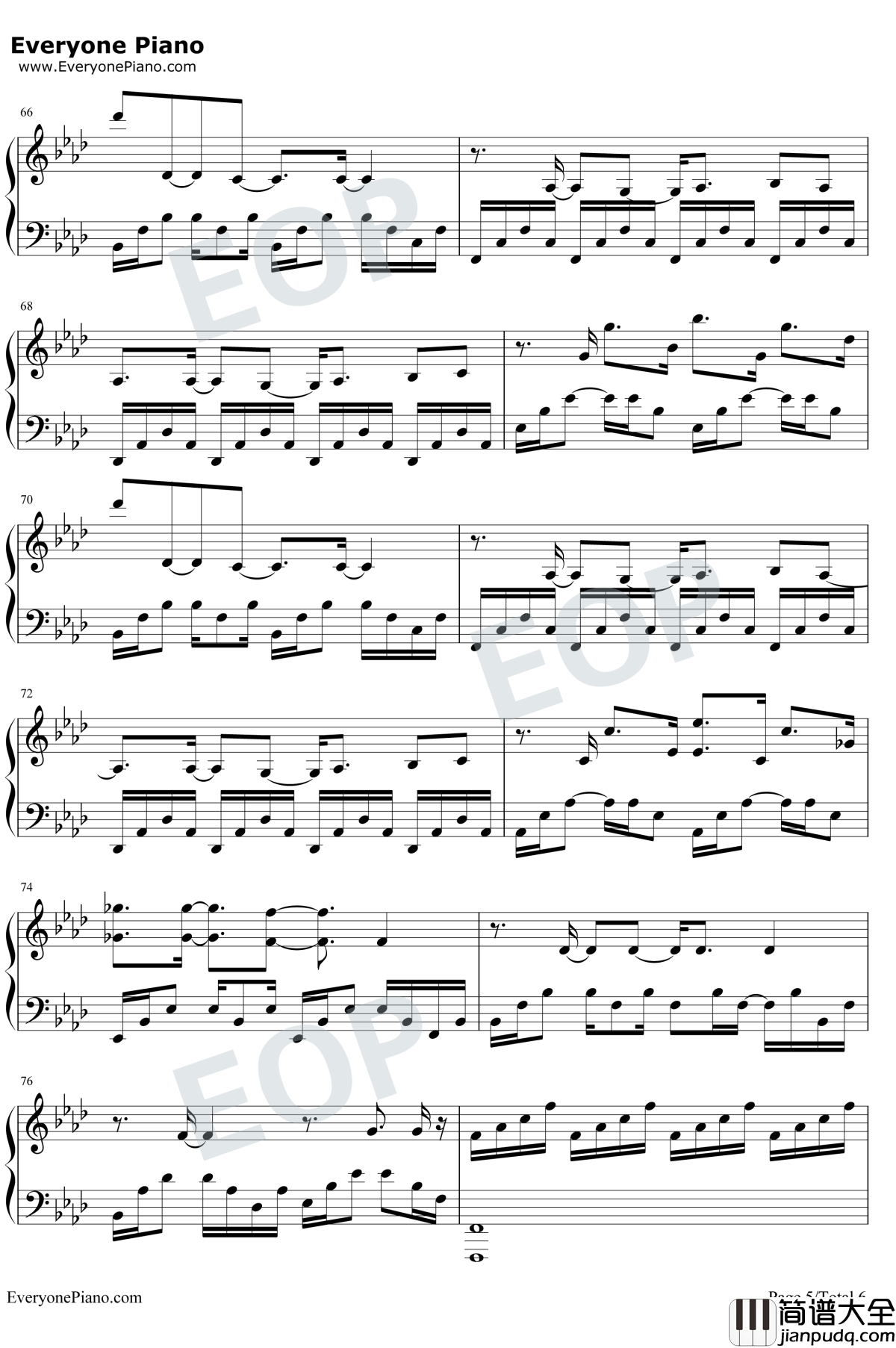 Speak_to_Me钢琴谱_Amy_Lee