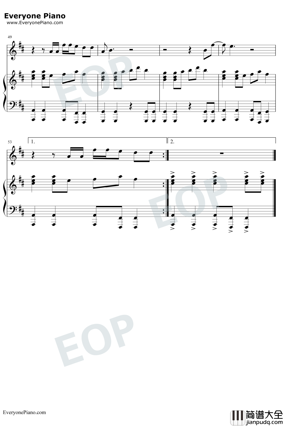 Middle_of_the_Night钢琴谱_The_Vamps_/_Martin_Jensen