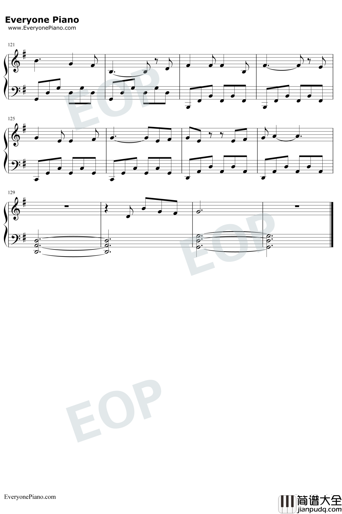 等自己钢琴谱_毛不易张绍刚_无限歌谣季第6期