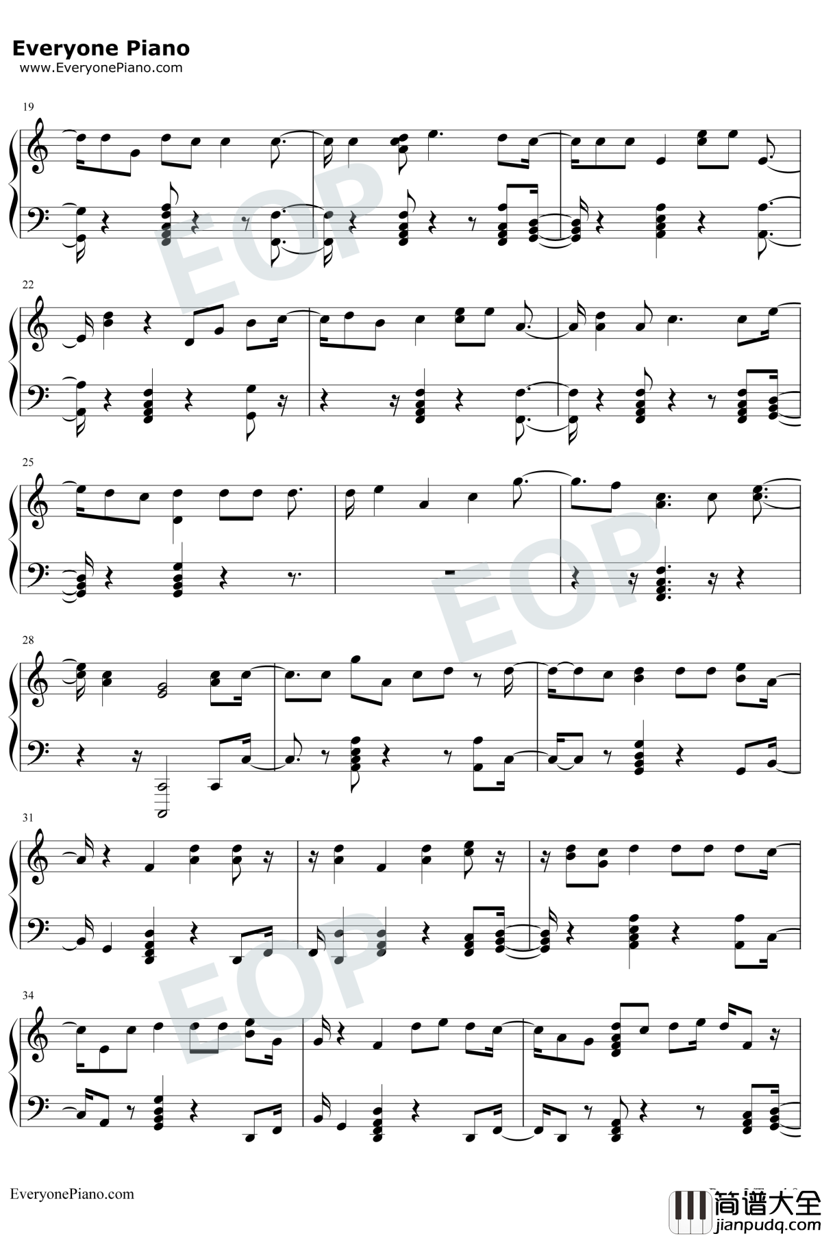 Bishops_Knife_Trick钢琴谱_Fall_Out_Boy