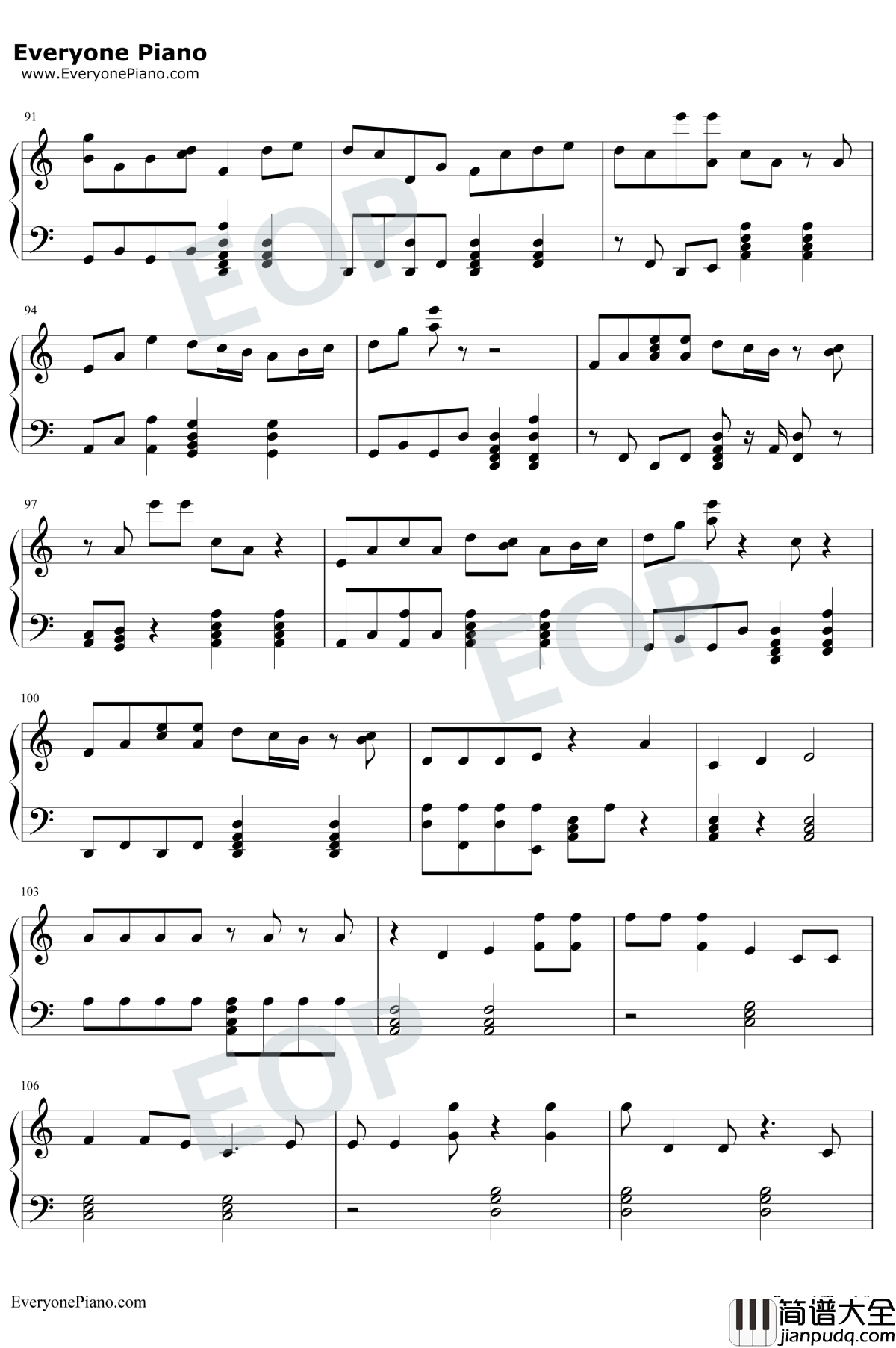 Bishops_Knife_Trick钢琴谱_Fall_Out_Boy