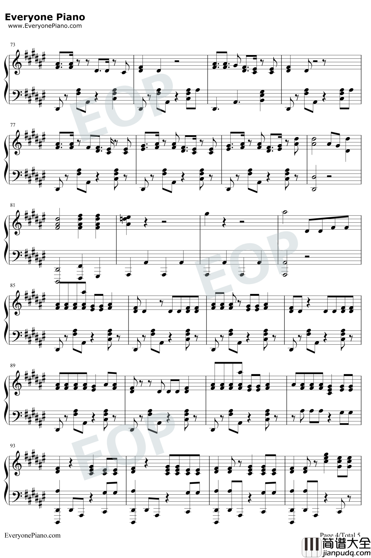 Sangria_Wine钢琴谱_Pharrell_Williams_/_Camila_Cabello