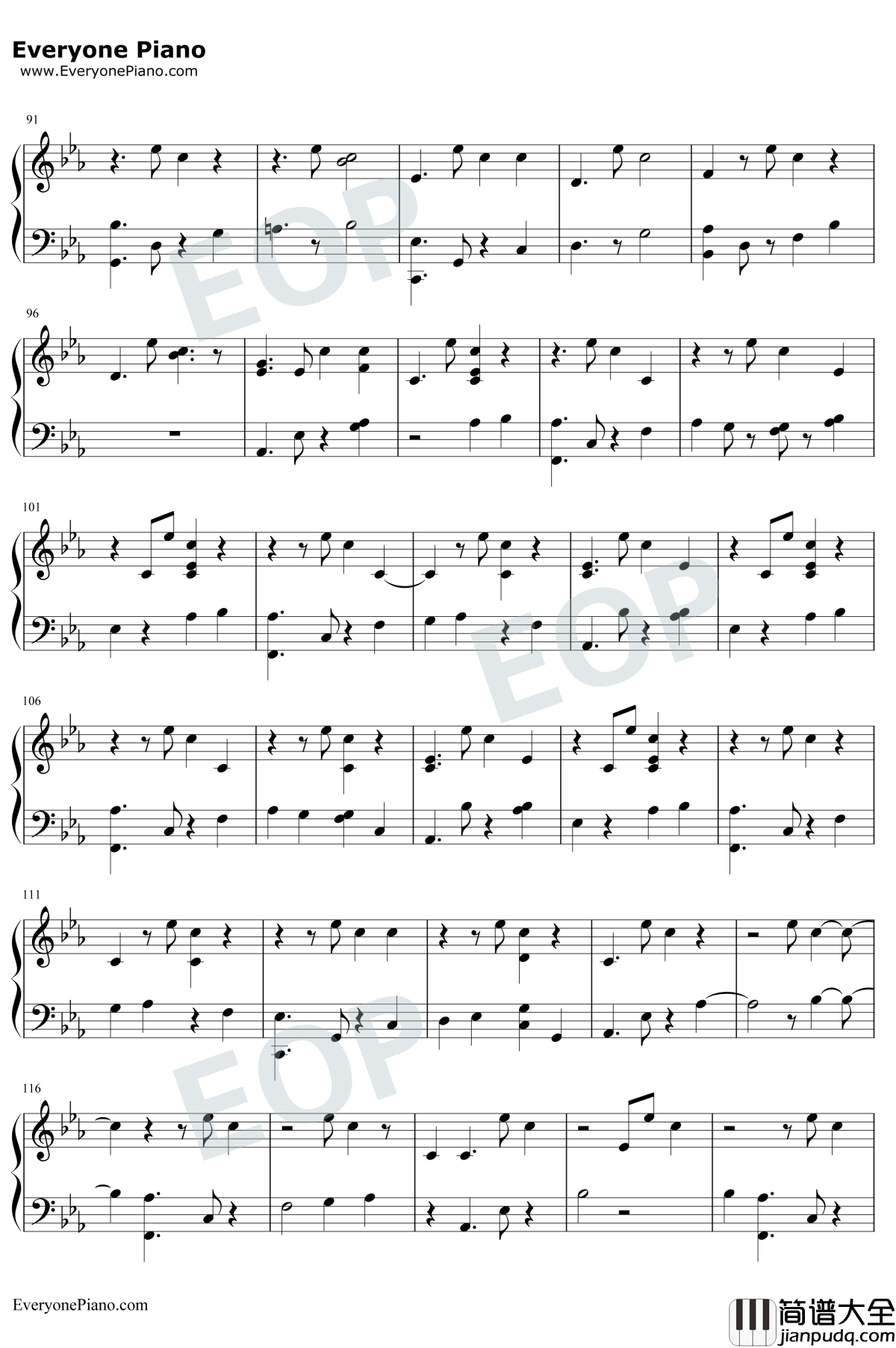 All_The_Stars钢琴谱_Kendrick_Lamar_/_SZA