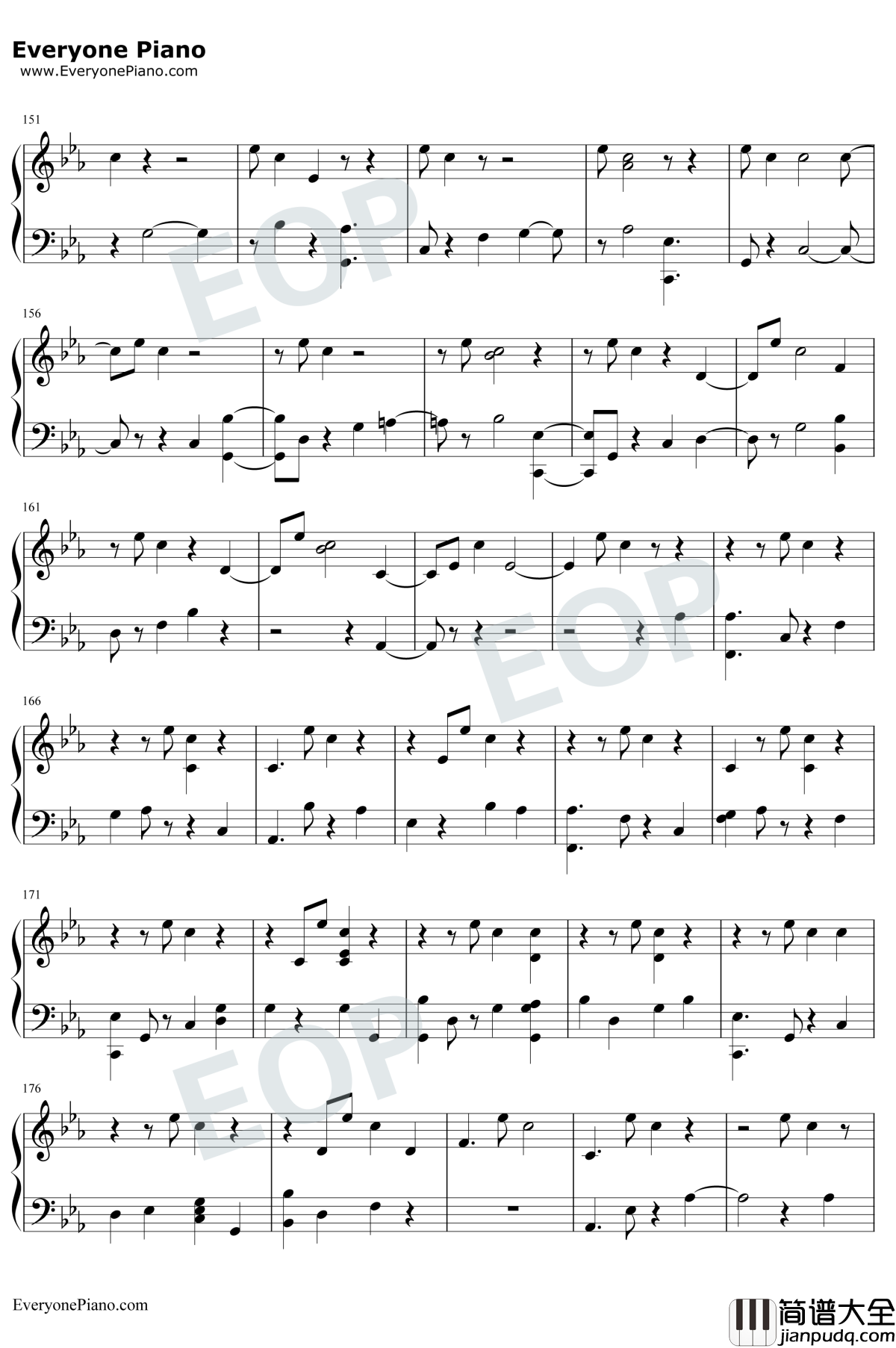 All_The_Stars钢琴谱_Kendrick_Lamar_/_SZA