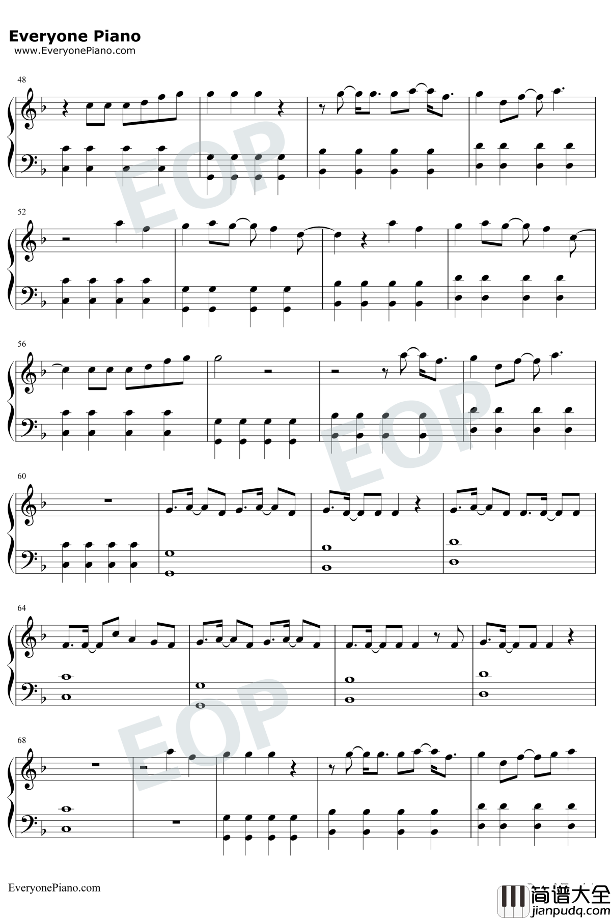 I_See_Love钢琴谱_Jonas_Blue_/_Joe_Jonas