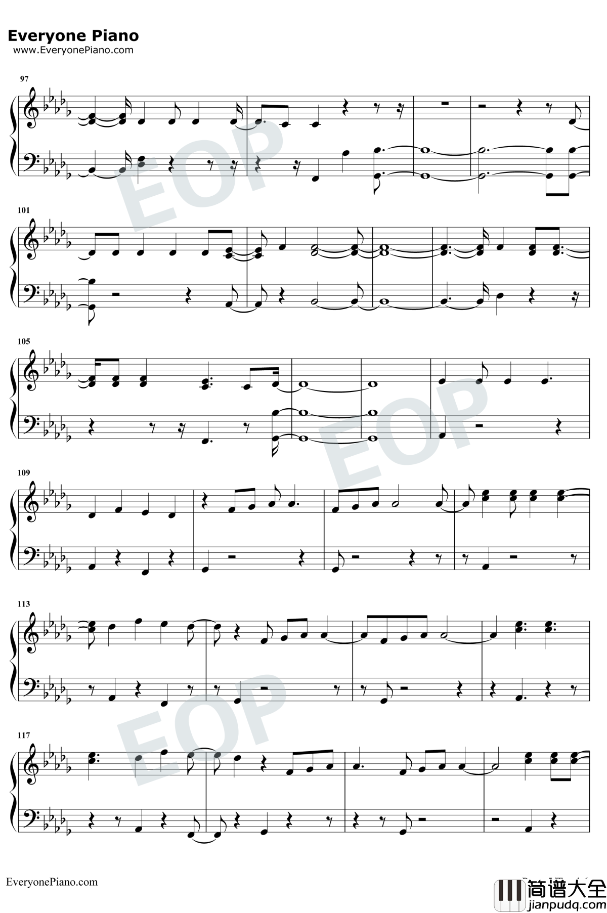 KissMe钢琴谱_MAGIC!