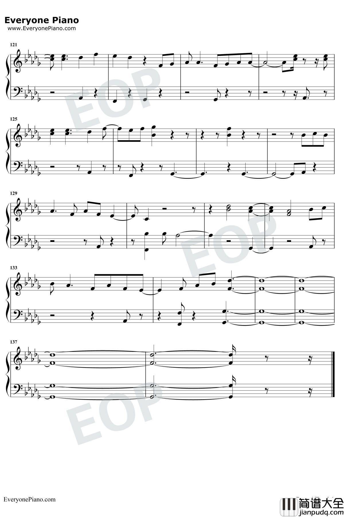 KissMe钢琴谱_MAGIC!