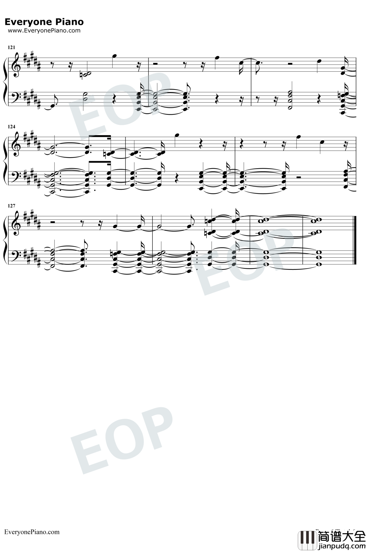 Bitches钢琴谱_Tove_Lo