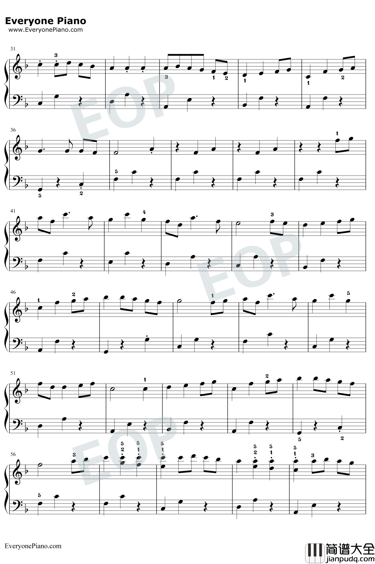 Always_With_Me_钢琴谱_久石让