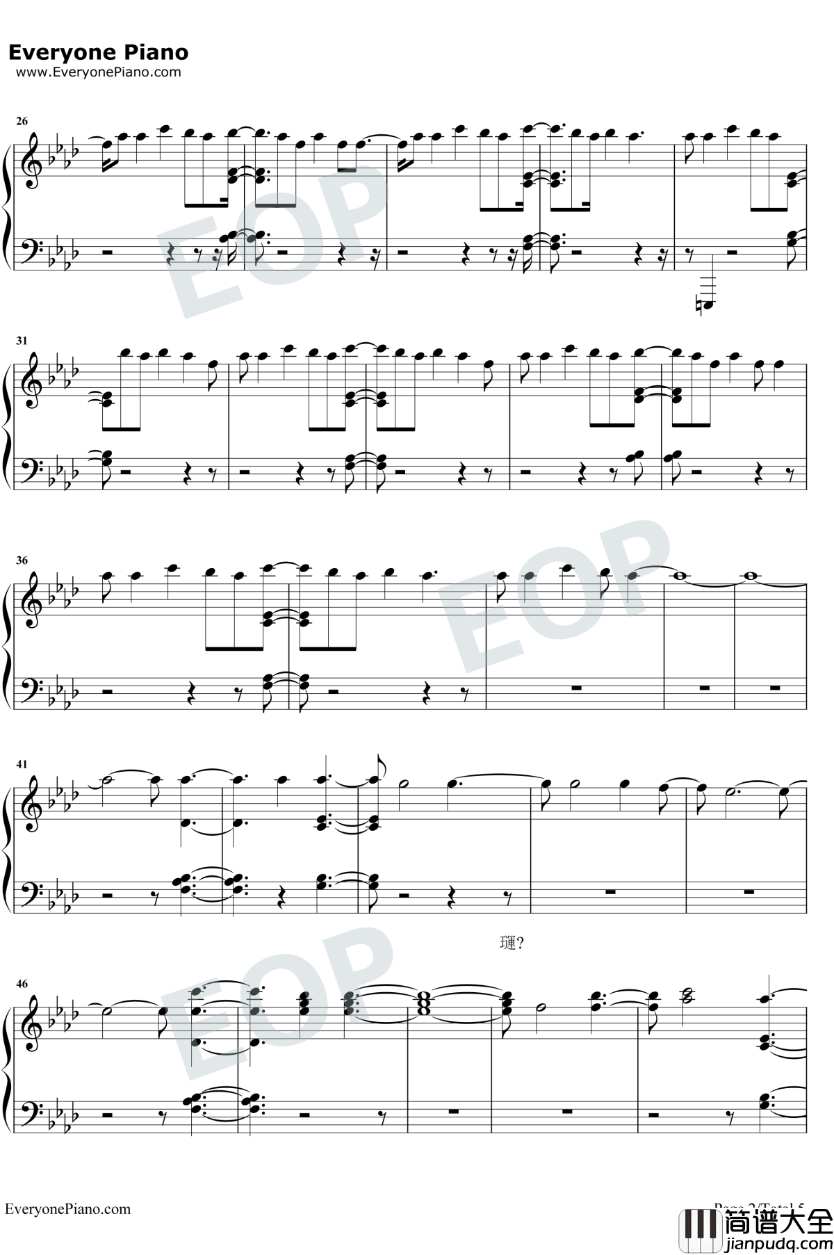 Nice_For_What钢琴谱_Drake