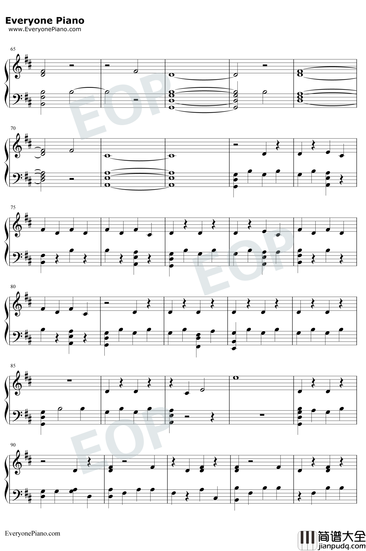 Don't_Watch_Me_Cry钢琴谱_Jorja_Smith