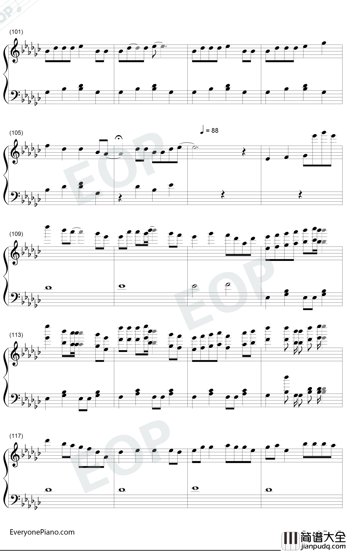 風の唄钢琴谱_めらみぽっぷ