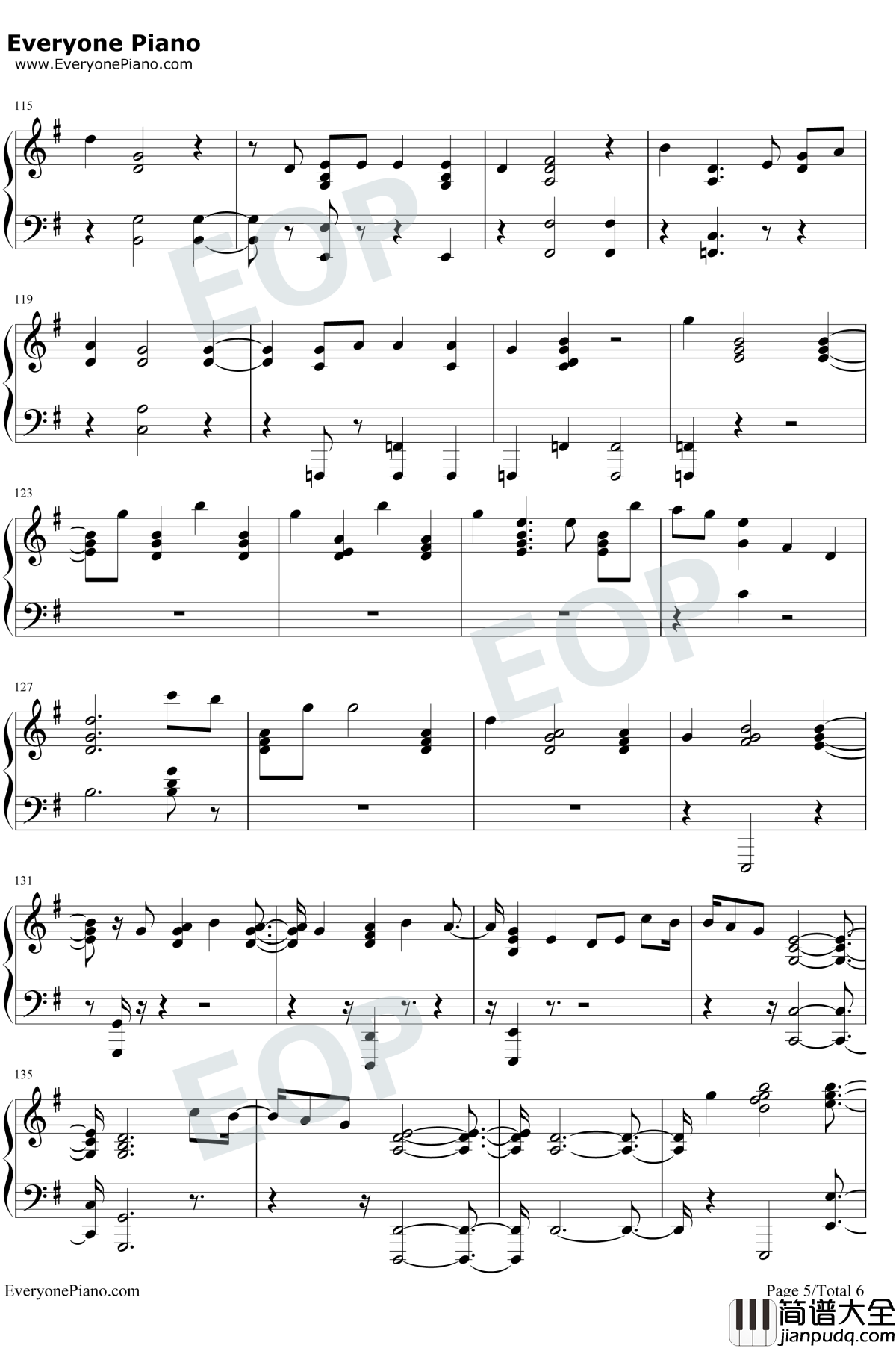 Answer钢琴谱_Rihanna