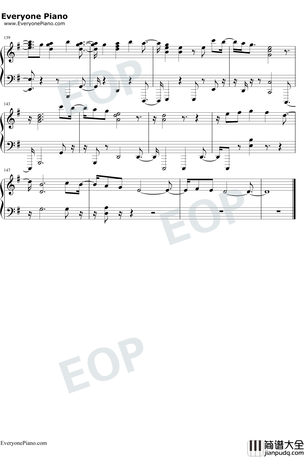 Answer钢琴谱_Rihanna