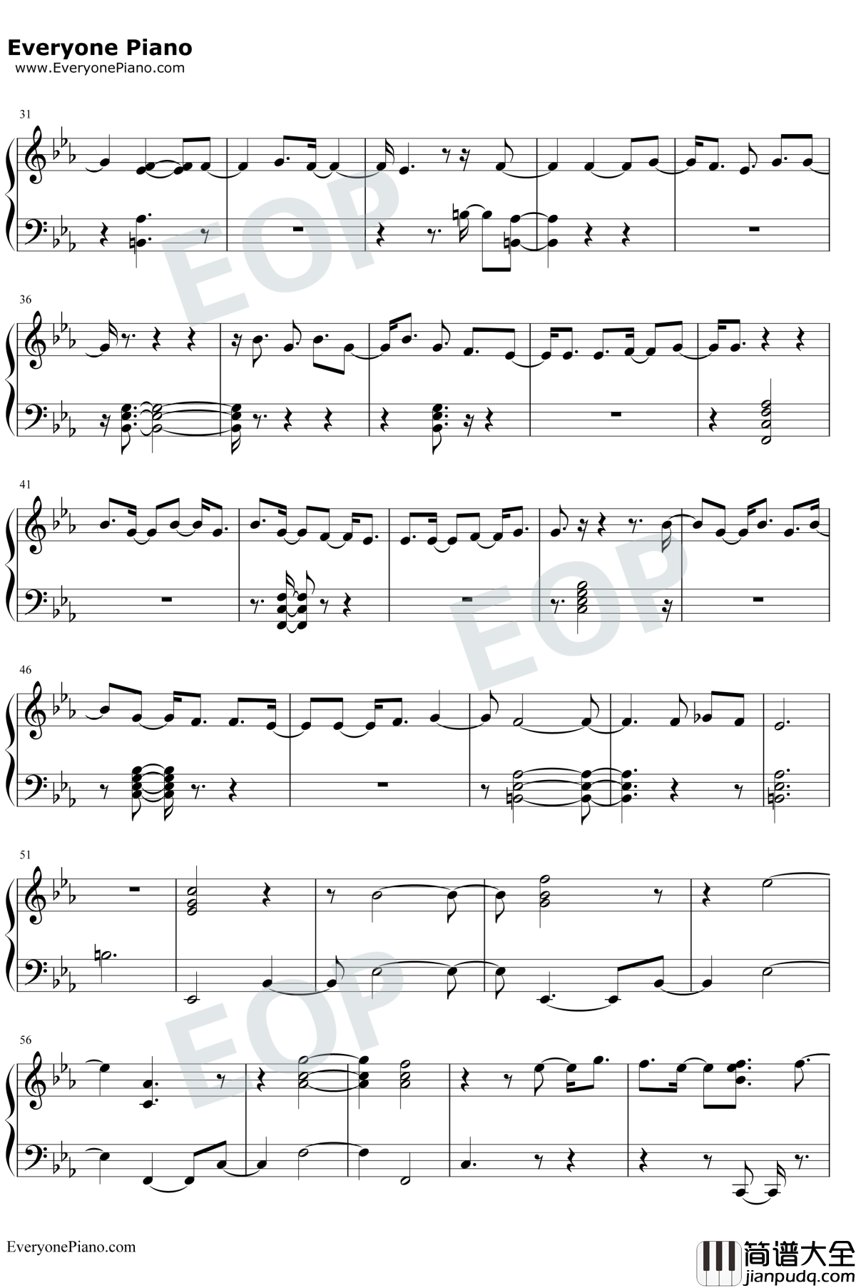 Why钢琴谱_Shawn_Mendes