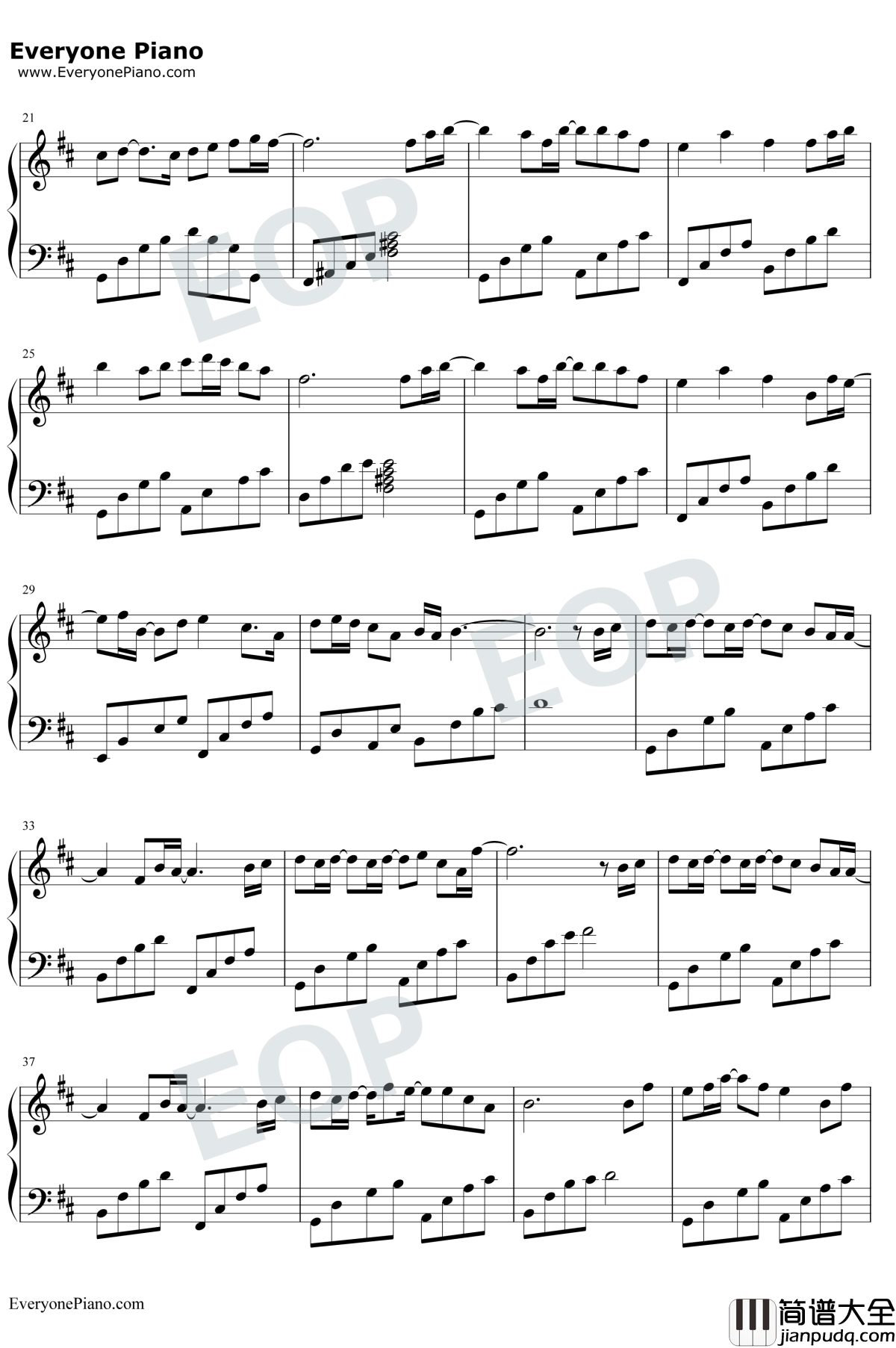 叹云兮钢琴谱_鞠婧祎_芸汐传片尾曲