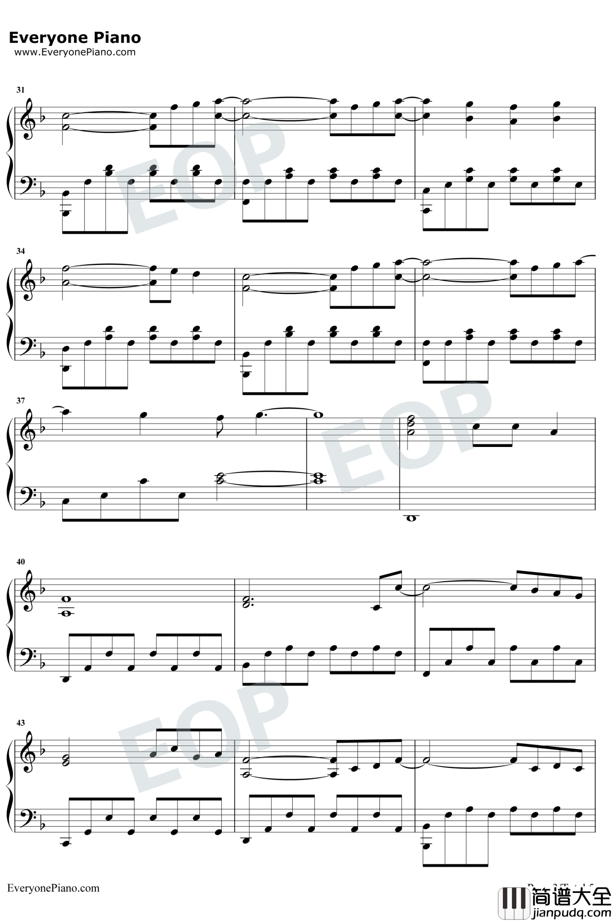 孩子钢琴谱_华晨宇_唱哭无数人的歌曲