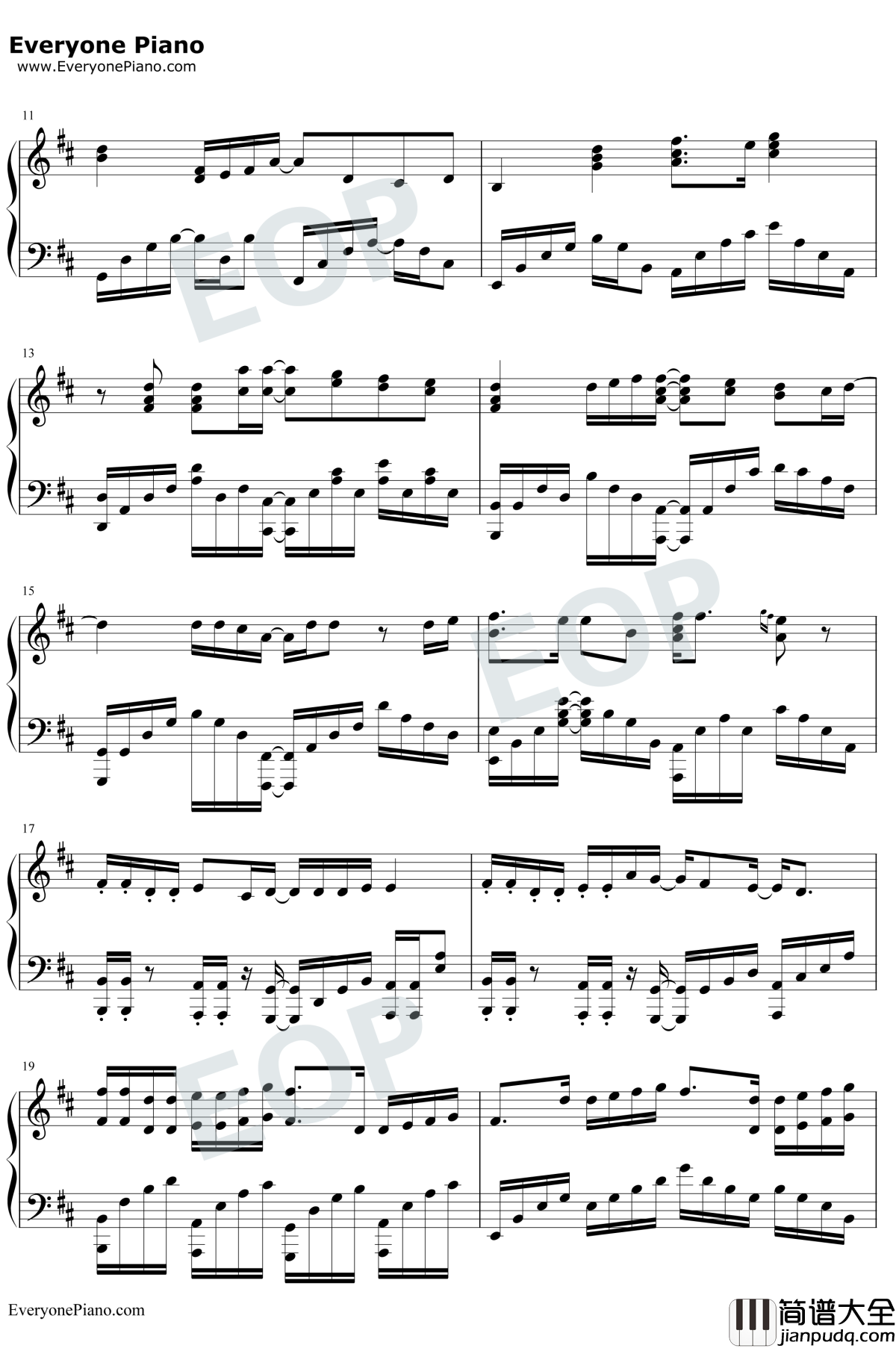 Distance钢琴谱_村川梨衣_黑社会的超能力女儿OP