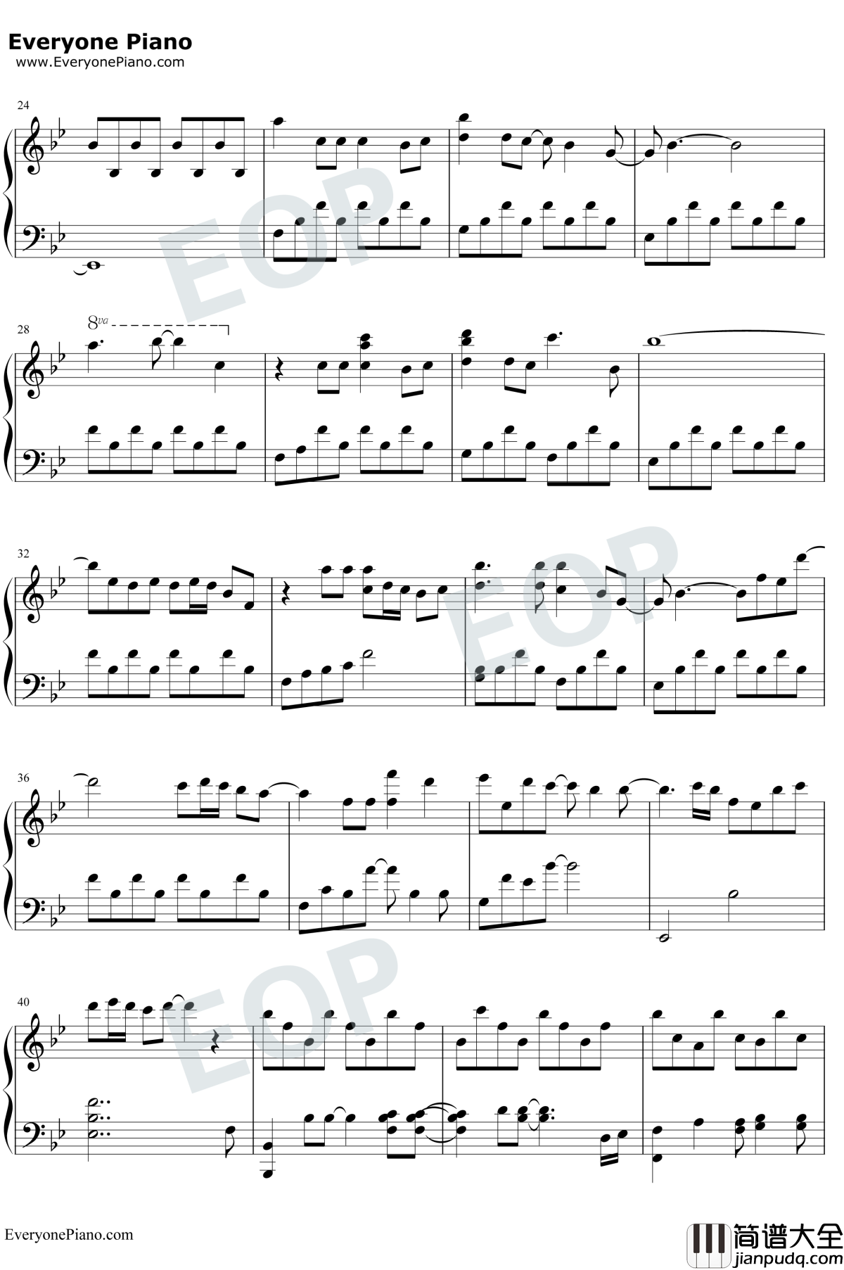 A_Million_Dreams钢琴谱_PasekandPaul_好听版