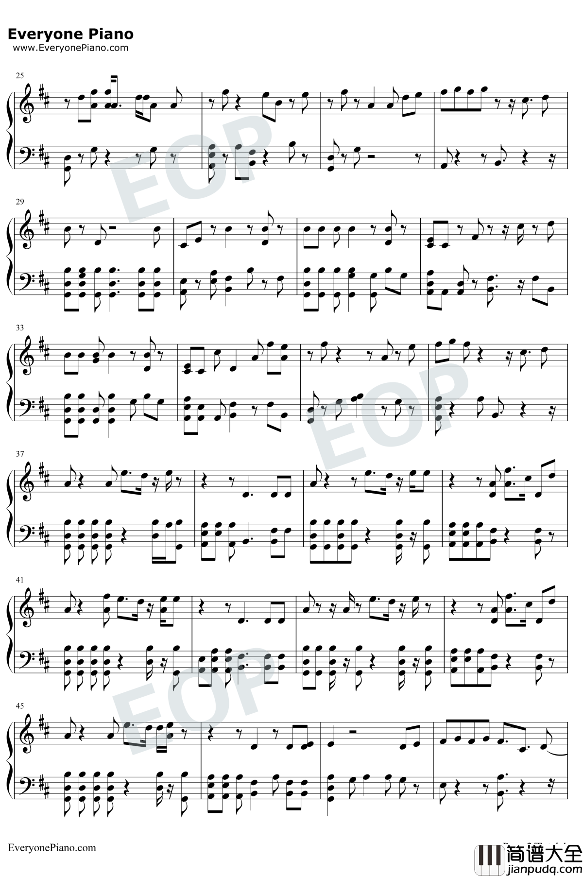 Euphoria钢琴谱_防弹少年团