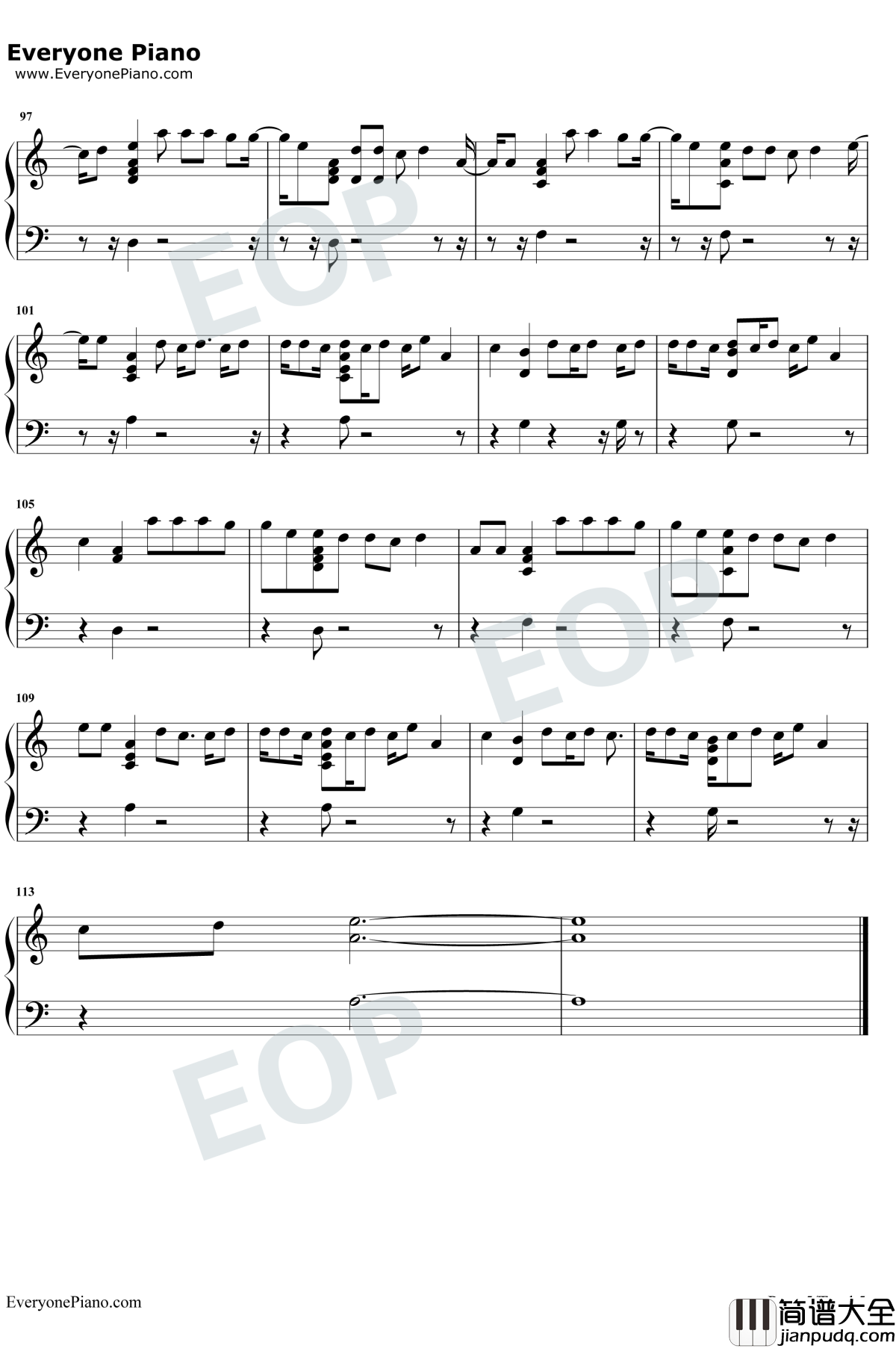 Faking_It钢琴谱_Calvin_Harris