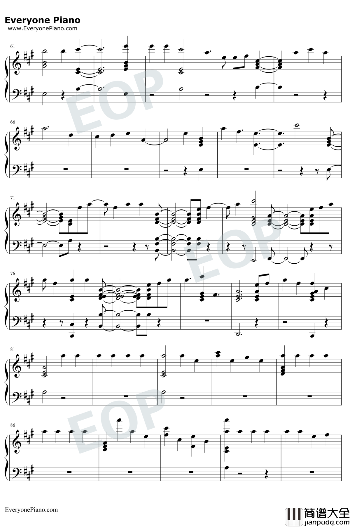 Let_Me钢琴谱_Zayn