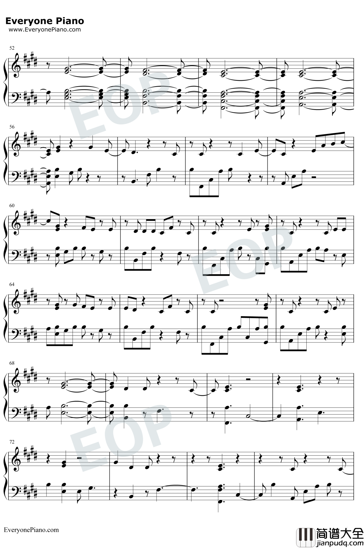 King_of_My_Heart钢琴谱_Taylor_Swift