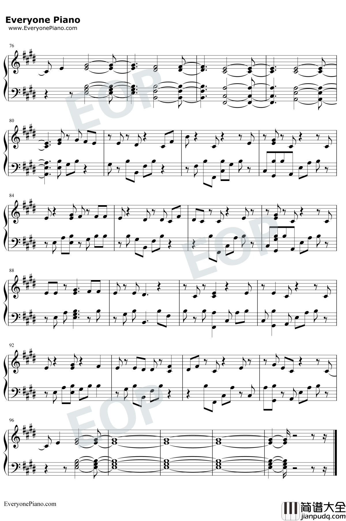 King_of_My_Heart钢琴谱_Taylor_Swift