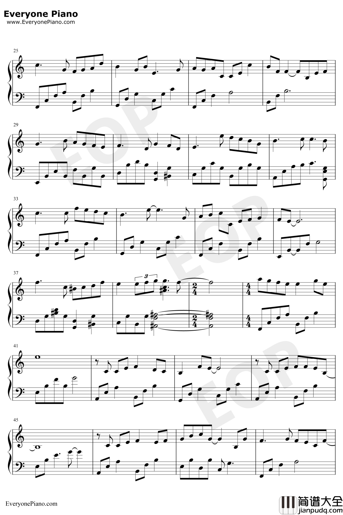 懂了就懂了钢琴谱_李荣浩岳云鹏_少年时不畏迷惘长大后虚张坚强_无限歌谣季