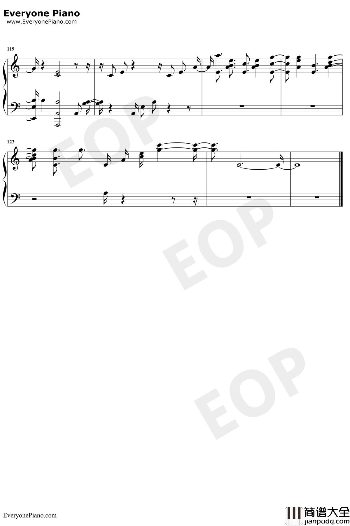 Wanted_You钢琴谱_Nav_/_Lil_Uzi_Vert