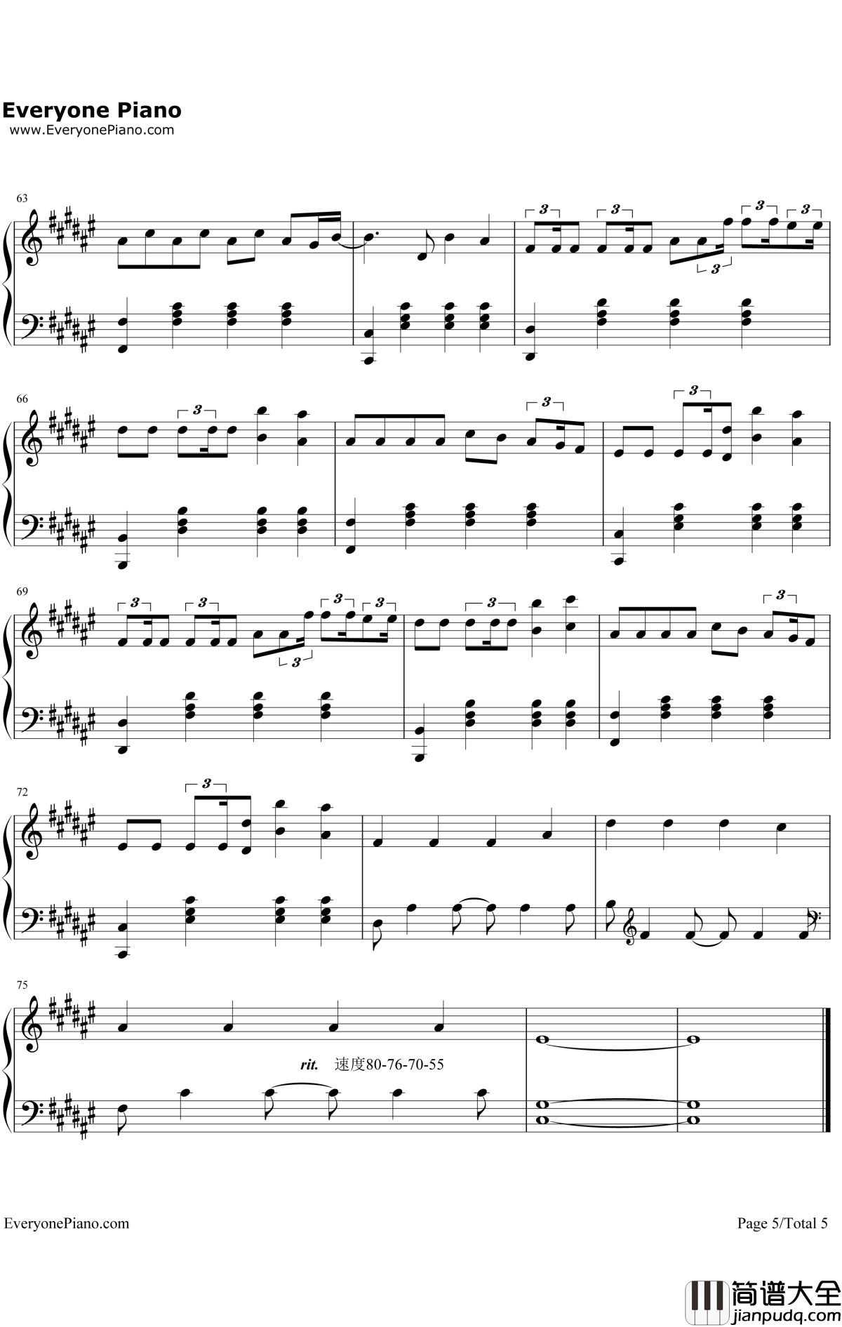 Faded_钢琴谱_Alan_Walker