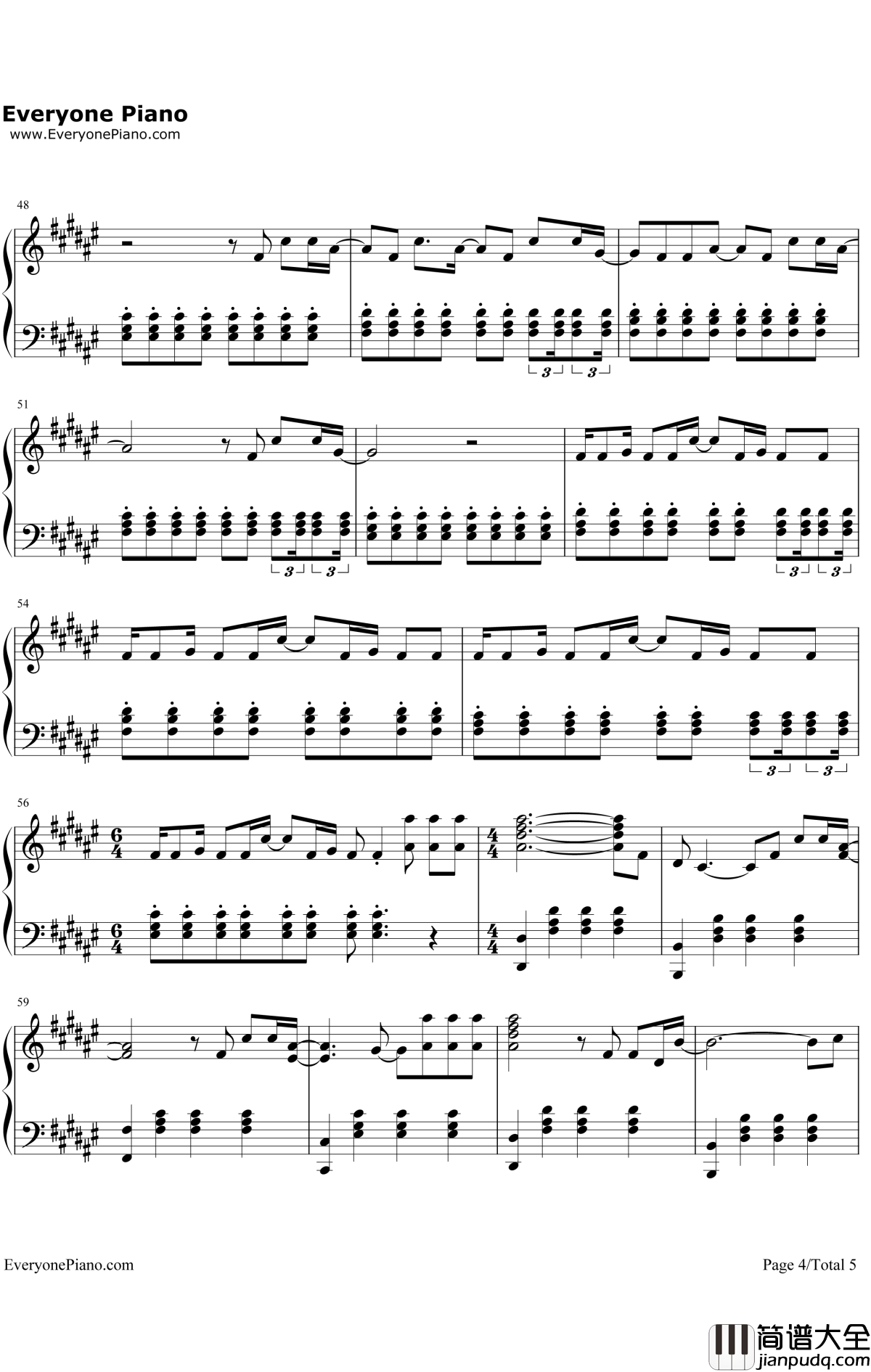 Faded_钢琴谱_Alan_Walker