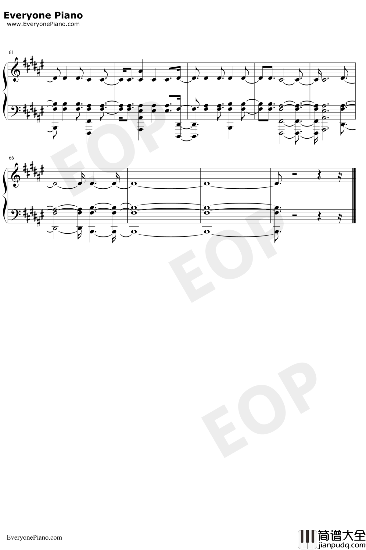 Naked钢琴谱_James_Arthur